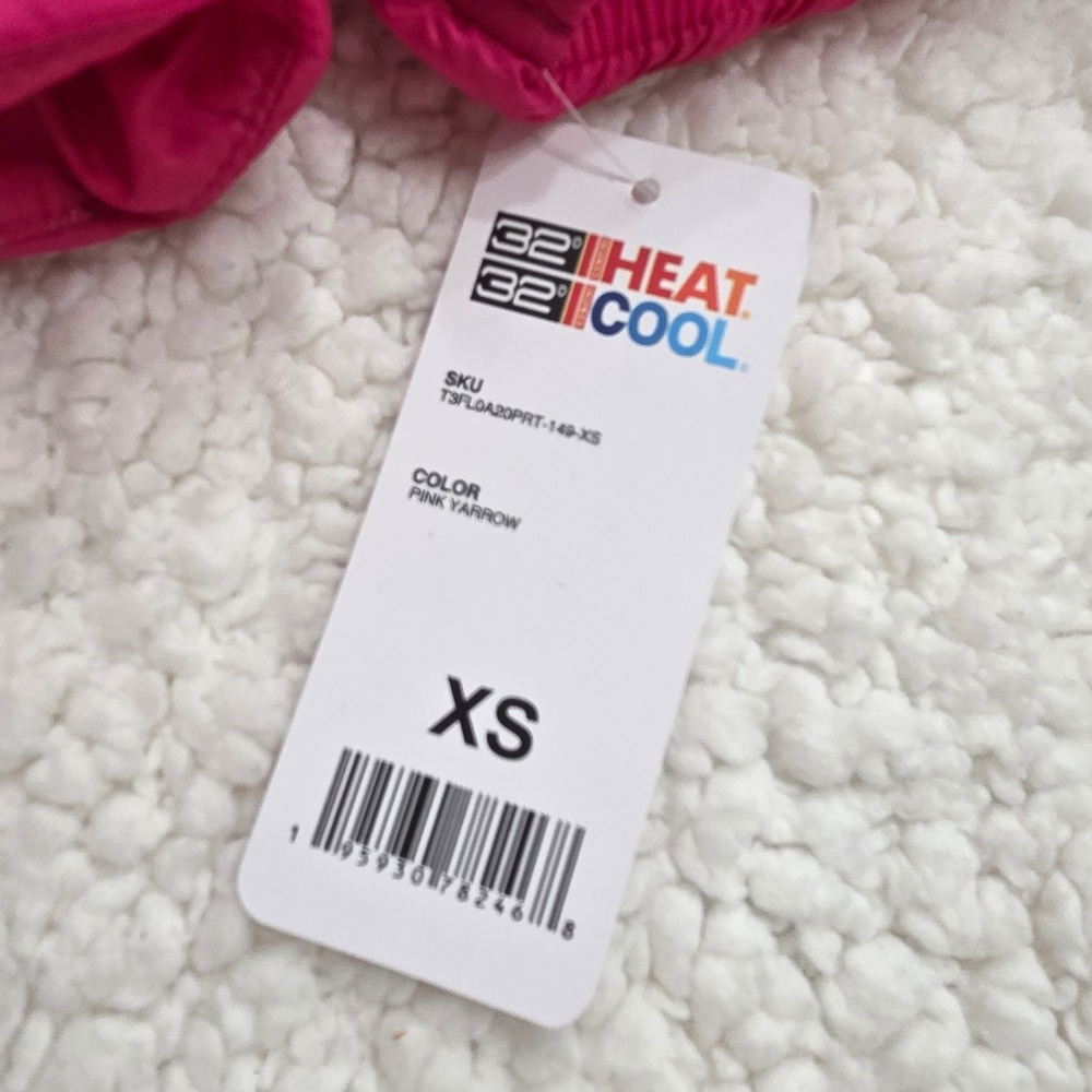 32 Degrees Heat Cool Pink Yarrow Puffer Jacket Lightweight Full Zip XS‎ - Picture 2 of 8
